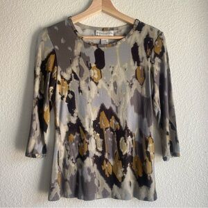 Doncaster Abstract Print Top Size XS